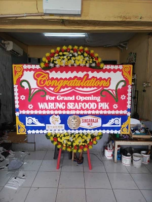 Papan Bunga di Tambora Jakarta Barat